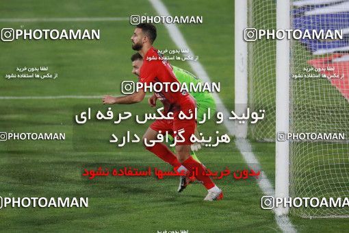 1536853, Tehran, Iran, Iran Football Pro League، Persian Gulf Cup، Week 25، Second Leg، Persepolis 1 v 0 Foulad Khouzestan on 2020/07/18 at Azadi Stadium
