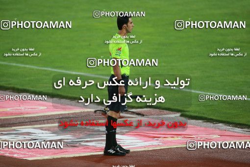 1536886, Tehran, Iran, Iran Football Pro League، Persian Gulf Cup، Week 25، Second Leg، Persepolis 1 v 0 Foulad Khouzestan on 2020/07/18 at Azadi Stadium