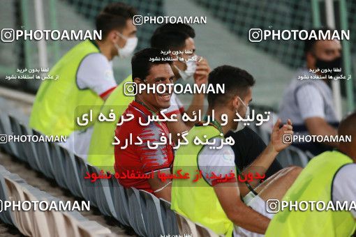 1536865, Tehran, Iran, Iran Football Pro League، Persian Gulf Cup، Week 25، Second Leg، Persepolis 1 v 0 Foulad Khouzestan on 2020/07/18 at Azadi Stadium