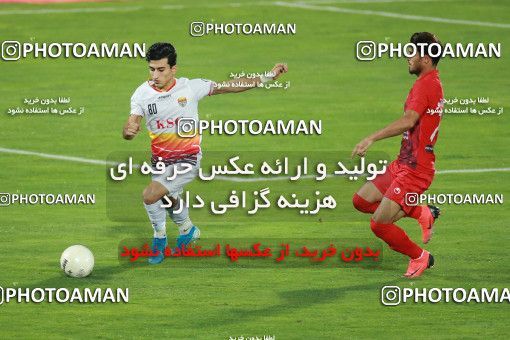 1536898, Tehran, Iran, Iran Football Pro League، Persian Gulf Cup، Week 25، Second Leg، Persepolis 1 v 0 Foulad Khouzestan on 2020/07/18 at Azadi Stadium