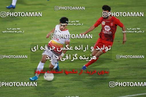 1536950, Tehran, Iran, Iran Football Pro League، Persian Gulf Cup، Week 25، Second Leg، Persepolis 1 v 0 Foulad Khouzestan on 2020/07/18 at Azadi Stadium
