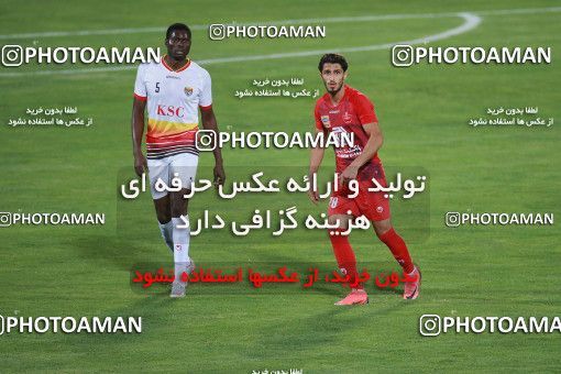 1536871, Tehran, Iran, Iran Football Pro League، Persian Gulf Cup، Week 25، Second Leg، Persepolis 1 v 0 Foulad Khouzestan on 2020/07/18 at Azadi Stadium