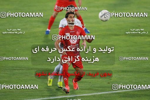 1536911, Tehran, Iran, Iran Football Pro League، Persian Gulf Cup، Week 25، Second Leg، Persepolis 1 v 0 Foulad Khouzestan on 2020/07/18 at Azadi Stadium