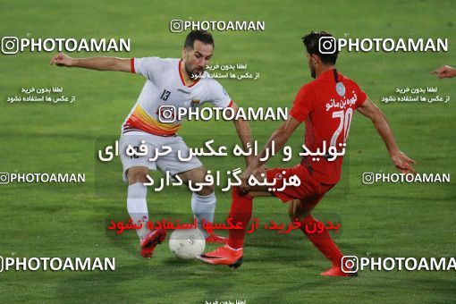 1536922, Tehran, Iran, Iran Football Pro League، Persian Gulf Cup، Week 25، Second Leg، Persepolis 1 v 0 Foulad Khouzestan on 2020/07/18 at Azadi Stadium