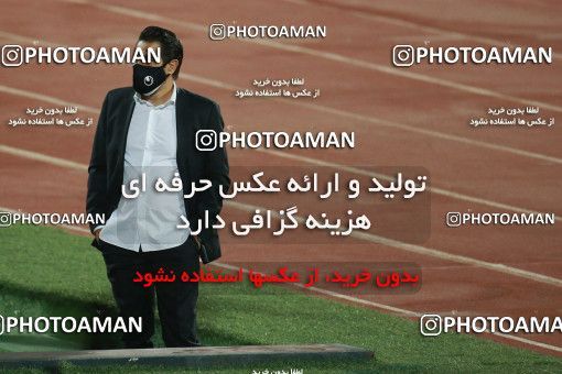 1536914, Tehran, Iran, Iran Football Pro League، Persian Gulf Cup، Week 25، Second Leg، Persepolis 1 v 0 Foulad Khouzestan on 2020/07/18 at Azadi Stadium