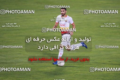 1536822, Tehran, Iran, Iran Football Pro League، Persian Gulf Cup، Week 25، Second Leg، Persepolis 1 v 0 Foulad Khouzestan on 2020/07/18 at Azadi Stadium