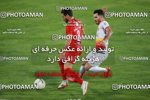 1536873, Tehran, Iran, Iran Football Pro League، Persian Gulf Cup، Week 25، Second Leg، Persepolis 1 v 0 Foulad Khouzestan on 2020/07/18 at Azadi Stadium