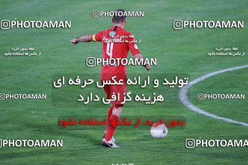 1536859, Tehran, Iran, Iran Football Pro League، Persian Gulf Cup، Week 25، Second Leg، Persepolis 1 v 0 Foulad Khouzestan on 2020/07/18 at Azadi Stadium