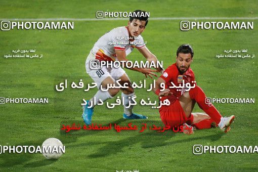 1536877, Tehran, Iran, Iran Football Pro League، Persian Gulf Cup، Week 25، Second Leg، Persepolis 1 v 0 Foulad Khouzestan on 2020/07/18 at Azadi Stadium