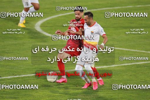1536835, Tehran, Iran, Iran Football Pro League، Persian Gulf Cup، Week 25، Second Leg، Persepolis 1 v 0 Foulad Khouzestan on 2020/07/18 at Azadi Stadium
