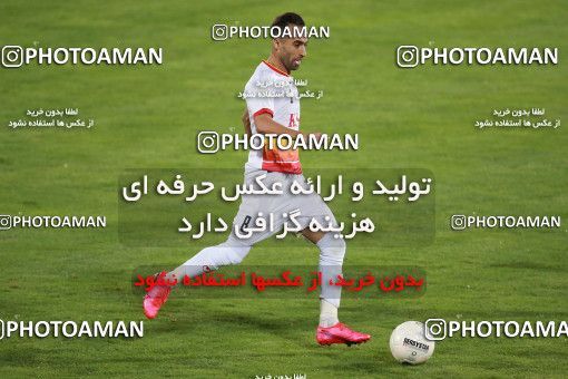 1536942, Tehran, Iran, Iran Football Pro League، Persian Gulf Cup، Week 25، Second Leg، Persepolis 1 v 0 Foulad Khouzestan on 2020/07/18 at Azadi Stadium