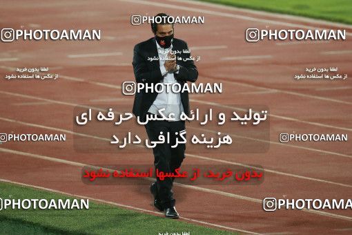 1536905, Tehran, Iran, Iran Football Pro League، Persian Gulf Cup، Week 25، Second Leg، Persepolis 1 v 0 Foulad Khouzestan on 2020/07/18 at Azadi Stadium