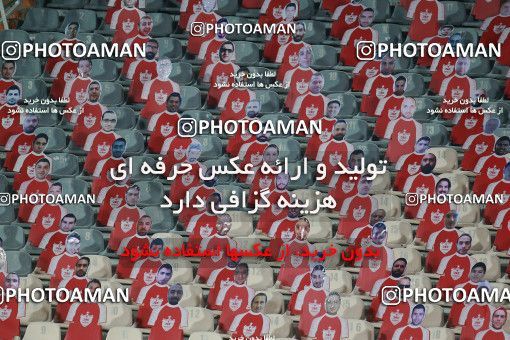 1536841, Tehran, Iran, Iran Football Pro League، Persian Gulf Cup، Week 25، Second Leg، Persepolis 1 v 0 Foulad Khouzestan on 2020/07/18 at Azadi Stadium