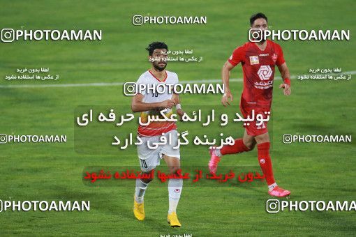 1537006, Tehran, Iran, Iran Football Pro League، Persian Gulf Cup، Week 25، Second Leg، Persepolis 1 v 0 Foulad Khouzestan on 2020/07/18 at Azadi Stadium