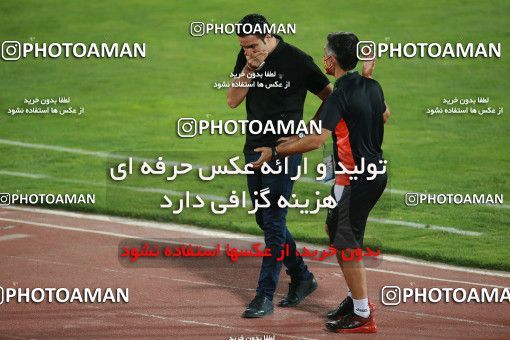 1537046, Tehran, Iran, Iran Football Pro League، Persian Gulf Cup، Week 25، Second Leg، Persepolis 1 v 0 Foulad Khouzestan on 2020/07/18 at Azadi Stadium