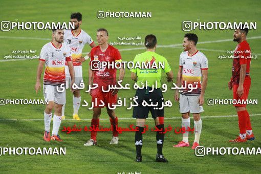 1537039, Tehran, Iran, Iran Football Pro League، Persian Gulf Cup، Week 25، Second Leg، Persepolis 1 v 0 Foulad Khouzestan on 2020/07/18 at Azadi Stadium