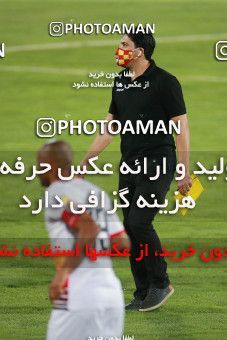 1536979, Tehran, Iran, Iran Football Pro League، Persian Gulf Cup، Week 25، Second Leg، Persepolis 1 v 0 Foulad Khouzestan on 2020/07/18 at Azadi Stadium