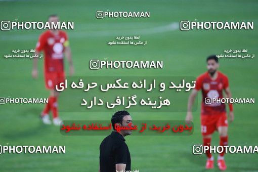 1536992, Tehran, Iran, Iran Football Pro League، Persian Gulf Cup، Week 25، Second Leg، Persepolis 1 v 0 Foulad Khouzestan on 2020/07/18 at Azadi Stadium