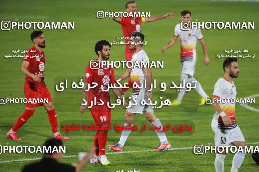 1537083, Tehran, Iran, Iran Football Pro League، Persian Gulf Cup، Week 25، Second Leg، Persepolis 1 v 0 Foulad Khouzestan on 2020/07/18 at Azadi Stadium