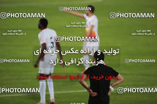1536965, Tehran, Iran, Iran Football Pro League، Persian Gulf Cup، Week 25، Second Leg، Persepolis 1 v 0 Foulad Khouzestan on 2020/07/18 at Azadi Stadium
