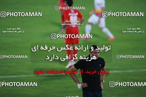 1536976, Tehran, Iran, Iran Football Pro League، Persian Gulf Cup، Week 25، Second Leg، Persepolis 1 v 0 Foulad Khouzestan on 2020/07/18 at Azadi Stadium