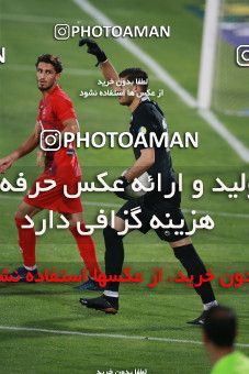 1536789, Tehran, Iran, Iran Football Pro League، Persian Gulf Cup، Week 25، Second Leg، Persepolis 1 v 0 Foulad Khouzestan on 2020/07/18 at Azadi Stadium