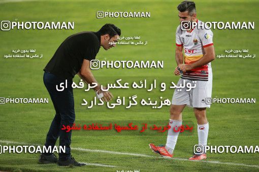 1537037, Tehran, Iran, Iran Football Pro League، Persian Gulf Cup، Week 25، Second Leg، Persepolis 1 v 0 Foulad Khouzestan on 2020/07/18 at Azadi Stadium