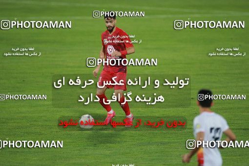1537008, Tehran, Iran, Iran Football Pro League، Persian Gulf Cup، Week 25، Second Leg، Persepolis 1 v 0 Foulad Khouzestan on 2020/07/18 at Azadi Stadium