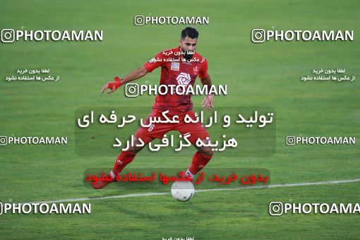 1537096, Tehran, Iran, Iran Football Pro League، Persian Gulf Cup، Week 25، Second Leg، Persepolis 1 v 0 Foulad Khouzestan on 2020/07/18 at Azadi Stadium