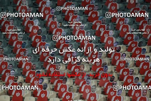 1537023, Tehran, Iran, Iran Football Pro League، Persian Gulf Cup، Week 25، Second Leg، Persepolis 1 v 0 Foulad Khouzestan on 2020/07/18 at Azadi Stadium