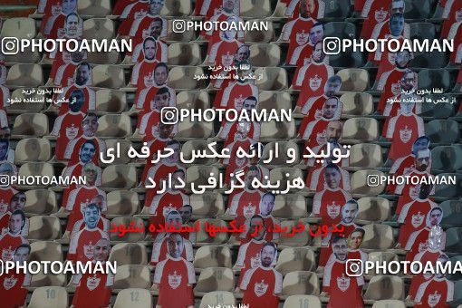 1537106, Tehran, Iran, Iran Football Pro League، Persian Gulf Cup، Week 25، Second Leg، Persepolis 1 v 0 Foulad Khouzestan on 2020/07/18 at Azadi Stadium