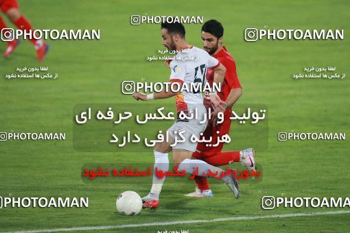 1537057, Tehran, Iran, Iran Football Pro League، Persian Gulf Cup، Week 25، Second Leg، Persepolis 1 v 0 Foulad Khouzestan on 2020/07/18 at Azadi Stadium