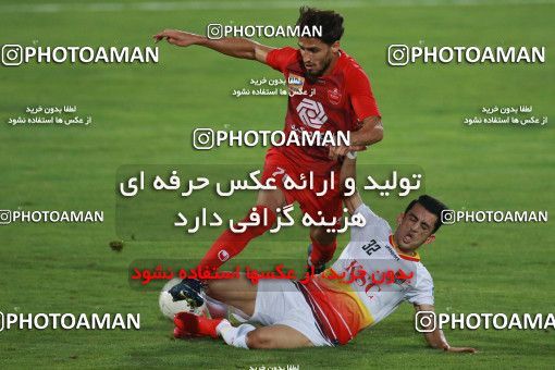 1537045, Iran Football Pro League، Persian Gulf Cup، Week 25، Second Leg، 2020/07/18، Tehran، Azadi Stadium، Persepolis 1 - 0 Foulad Khouzestan