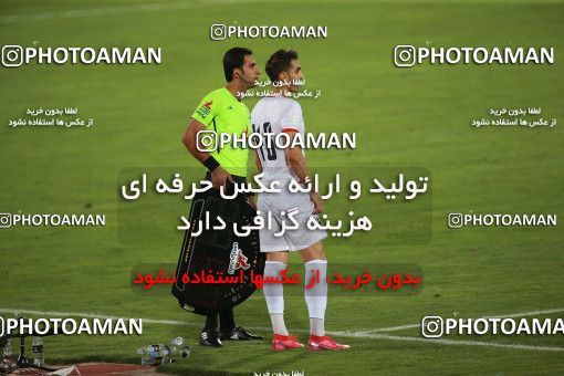 1537054, Tehran, Iran, Iran Football Pro League، Persian Gulf Cup، Week 25، Second Leg، Persepolis 1 v 0 Foulad Khouzestan on 2020/07/18 at Azadi Stadium