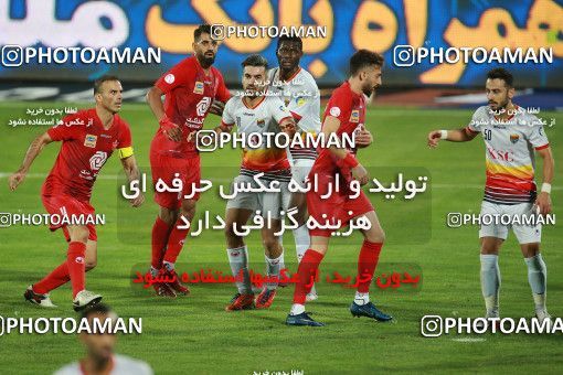 1537035, Tehran, Iran, Iran Football Pro League، Persian Gulf Cup، Week 25، Second Leg، Persepolis 1 v 0 Foulad Khouzestan on 2020/07/18 at Azadi Stadium