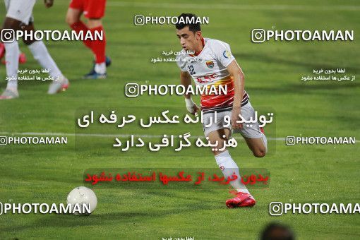 1536810, Tehran, Iran, Iran Football Pro League، Persian Gulf Cup، Week 25، Second Leg، Persepolis 1 v 0 Foulad Khouzestan on 2020/07/18 at Azadi Stadium