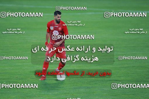 1537044, Tehran, Iran, Iran Football Pro League، Persian Gulf Cup، Week 25، Second Leg، Persepolis 1 v 0 Foulad Khouzestan on 2020/07/18 at Azadi Stadium