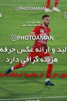 1537080, Tehran, Iran, Iran Football Pro League، Persian Gulf Cup، Week 25، Second Leg، Persepolis 1 v 0 Foulad Khouzestan on 2020/07/18 at Azadi Stadium