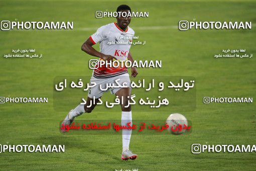1536997, Tehran, Iran, Iran Football Pro League، Persian Gulf Cup، Week 25، Second Leg، Persepolis 1 v 0 Foulad Khouzestan on 2020/07/18 at Azadi Stadium