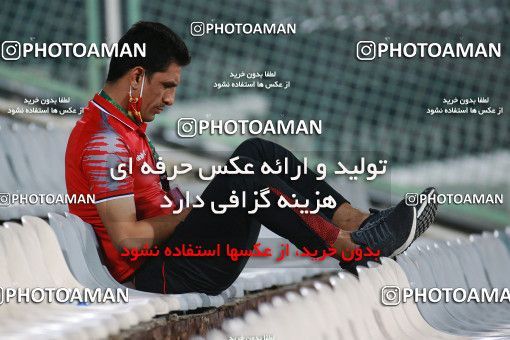 1536986, Tehran, Iran, Iran Football Pro League، Persian Gulf Cup، Week 25، Second Leg، Persepolis 1 v 0 Foulad Khouzestan on 2020/07/18 at Azadi Stadium