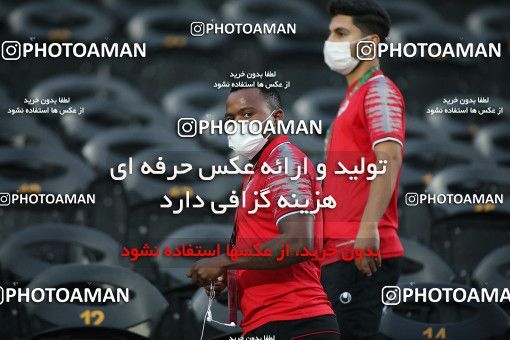 1719207, Tehran, Iran, Iran Football Pro League، Persian Gulf Cup، Week 25، Second Leg، Persepolis 1 v 0 Foulad Khouzestan on 2020/07/18 at Azadi Stadium