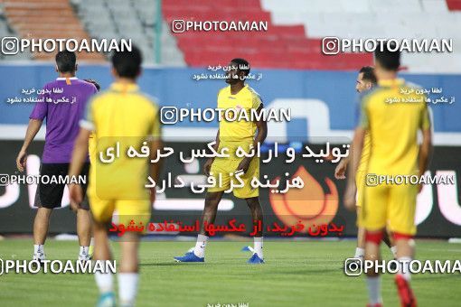 1719199, Tehran, Iran, Iran Football Pro League، Persian Gulf Cup، Week 25، Second Leg، Persepolis 1 v 0 Foulad Khouzestan on 2020/07/18 at Azadi Stadium