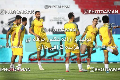 1719248, Tehran, Iran, Iran Football Pro League، Persian Gulf Cup، Week 25، Second Leg، Persepolis 1 v 0 Foulad Khouzestan on 2020/07/18 at Azadi Stadium