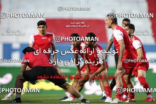 1719320, Tehran, Iran, Iran Football Pro League، Persian Gulf Cup، Week 25، Second Leg، Persepolis 1 v 0 Foulad Khouzestan on 2020/07/18 at Azadi Stadium