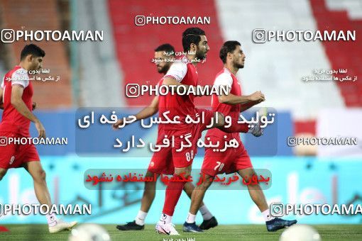 1719243, Tehran, Iran, Iran Football Pro League، Persian Gulf Cup، Week 25، Second Leg، Persepolis 1 v 0 Foulad Khouzestan on 2020/07/18 at Azadi Stadium