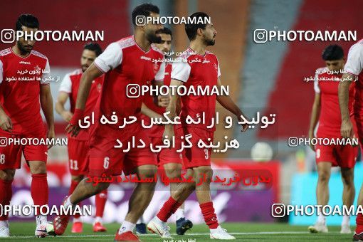 1719309, Tehran, Iran, Iran Football Pro League، Persian Gulf Cup، Week 25، Second Leg، Persepolis 1 v 0 Foulad Khouzestan on 2020/07/18 at Azadi Stadium
