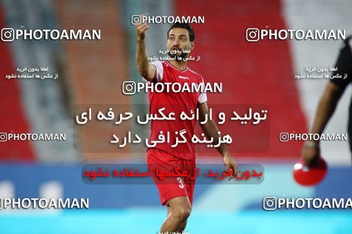 1719189, Tehran, Iran, Iran Football Pro League، Persian Gulf Cup، Week 25، Second Leg، Persepolis 1 v 0 Foulad Khouzestan on 2020/07/18 at Azadi Stadium