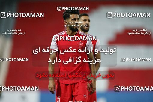 1719307, Tehran, Iran, Iran Football Pro League، Persian Gulf Cup، Week 25، Second Leg، Persepolis 1 v 0 Foulad Khouzestan on 2020/07/18 at Azadi Stadium