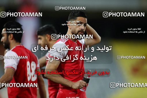1719306, Tehran, Iran, Iran Football Pro League، Persian Gulf Cup، Week 25، Second Leg، Persepolis 1 v 0 Foulad Khouzestan on 2020/07/18 at Azadi Stadium