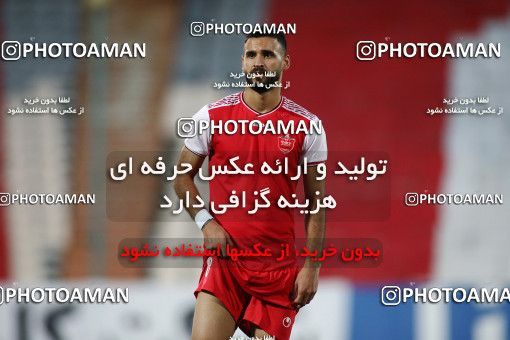 1719226, Tehran, Iran, Iran Football Pro League، Persian Gulf Cup، Week 25، Second Leg، Persepolis 1 v 0 Foulad Khouzestan on 2020/07/18 at Azadi Stadium
